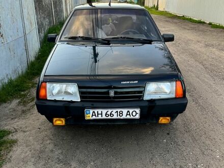 Зеленый ВАЗ 21099, объемом двигателя 1.5 л и пробегом 98 тыс. км за 2300 $, фото 1 на Automoto.ua