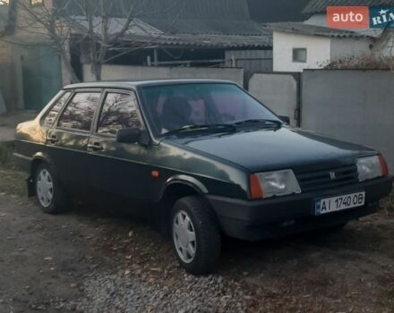 Зеленый ВАЗ 21099, объемом двигателя 1.5 л и пробегом 260 тыс. км за 1000 $, фото 1 на Automoto.ua