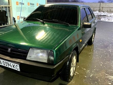 Зеленый ВАЗ 21099, объемом двигателя 1.5 л и пробегом 120 тыс. км за 2300 $, фото 1 на Automoto.ua