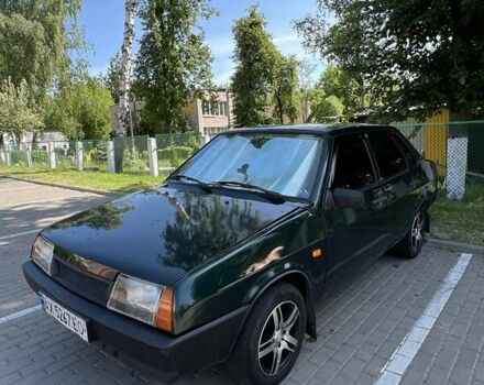 Зеленый ВАЗ 21099, объемом двигателя 1.6 л и пробегом 200 тыс. км за 1800 $, фото 1 на Automoto.ua