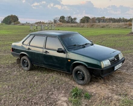 Зелений ВАЗ 21099, об'ємом двигуна 1.5 л та пробігом 250 тис. км за 1200 $, фото 1 на Automoto.ua