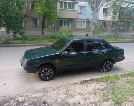 Зеленый ВАЗ 21099, объемом двигателя 1.5 л и пробегом 160 тыс. км за 1350 $, фото 1 на Automoto.ua