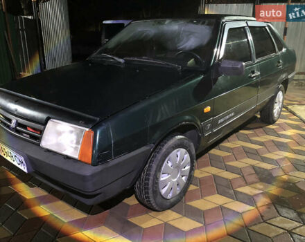 Зеленый ВАЗ 21099, объемом двигателя 1.5 л и пробегом 333 тыс. км за 1600 $, фото 1 на Automoto.ua