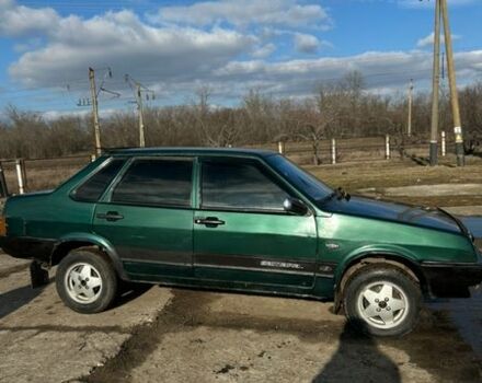 Зелений ВАЗ 21099, об'ємом двигуна 1.5 л та пробігом 40 тис. км за 1700 $, фото 1 на Automoto.ua