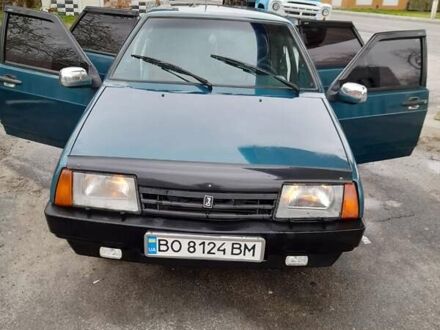 Зеленый ВАЗ 21099, объемом двигателя 1.5 л и пробегом 100 тыс. км за 1700 $, фото 1 на Automoto.ua
