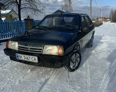 Зеленый ВАЗ 21099, объемом двигателя 1.6 л и пробегом 236 тыс. км за 900 $, фото 1 на Automoto.ua