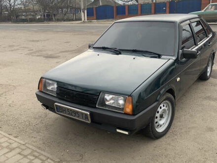 Зеленый ВАЗ 21099, объемом двигателя 1.6 л и пробегом 200 тыс. км за 2599 $, фото 1 на Automoto.ua
