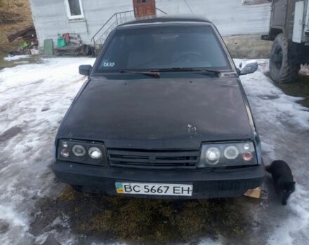 Зеленый ВАЗ 21099, объемом двигателя 1.5 л и пробегом 1000 тыс. км за 550 $, фото 1 на Automoto.ua