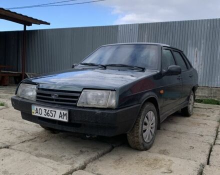 Зелений ВАЗ 21099, об'ємом двигуна 1.5 л та пробігом 300 тис. км за 1000 $, фото 1 на Automoto.ua