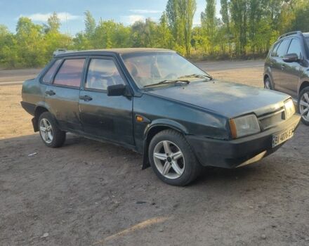 Зелений ВАЗ 21099, об'ємом двигуна 1.5 л та пробігом 198 тис. км за 752 $, фото 1 на Automoto.ua