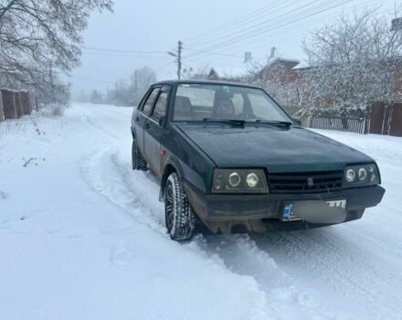 Зелений ВАЗ 21099, об'ємом двигуна 1.5 л та пробігом 190 тис. км за 800 $, фото 1 на Automoto.ua