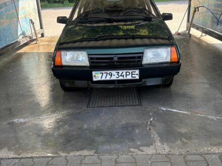 Зеленый ВАЗ 21099, объемом двигателя 1.5 л и пробегом 178 тыс. км за 1000 $, фото 1 на Automoto.ua