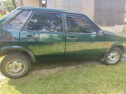 Зеленый ВАЗ 21099, объемом двигателя 1.5 л и пробегом 153 тыс. км за 2020 $, фото 1 на Automoto.ua