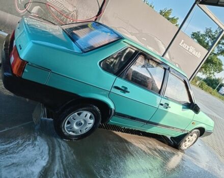 Зеленый ВАЗ 21099, объемом двигателя 10 л и пробегом 3 тыс. км за 1300 $, фото 1 на Automoto.ua
