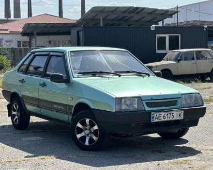 Зеленый ВАЗ 21099, объемом двигателя 1.5 л и пробегом 178 тыс. км за 1299 $, фото 1 на Automoto.ua