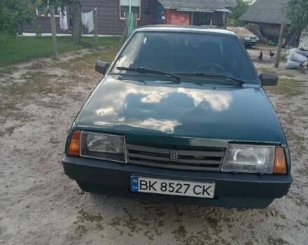 Зеленый ВАЗ 21099, объемом двигателя 1.6 л и пробегом 160 тыс. км за 900 $, фото 1 на Automoto.ua