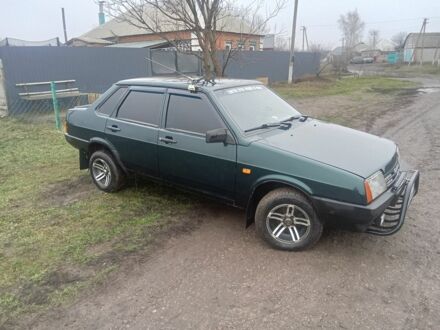 Зелений ВАЗ 21099, об'ємом двигуна 1.5 л та пробігом 180 тис. км за 1750 $, фото 1 на Automoto.ua