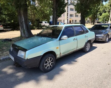 Зелений ВАЗ 21099, об'ємом двигуна 1.5 л та пробігом 350 тис. км за 500 $, фото 1 на Automoto.ua