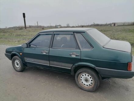 Зелений ВАЗ 21099, об'ємом двигуна 1.5 л та пробігом 320 тис. км за 1300 $, фото 1 на Automoto.ua
