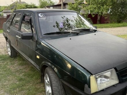 Зелений ВАЗ 21099, об'ємом двигуна 1.5 л та пробігом 500 тис. км за 650 $, фото 1 на Automoto.ua