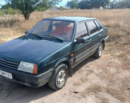 Зеленый ВАЗ 21099, объемом двигателя 0 л и пробегом 180 тыс. км за 1100 $, фото 1 на Automoto.ua