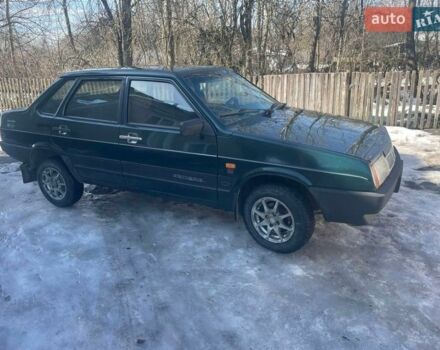 Зелений ВАЗ 21099, об'ємом двигуна 1.5 л та пробігом 184 тис. км за 1650 $, фото 1 на Automoto.ua