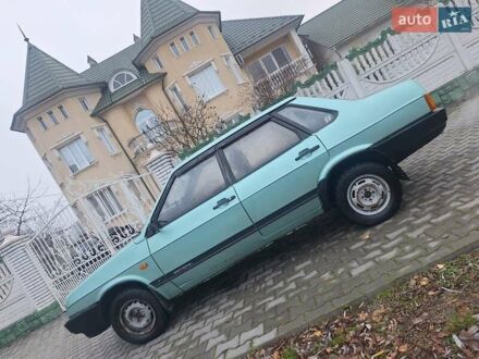 Зеленый ВАЗ 21099, объемом двигателя 1.5 л и пробегом 313 тыс. км за 850 $, фото 1 на Automoto.ua