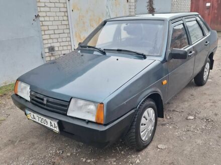 Зелений ВАЗ 21099, об'ємом двигуна 1.5 л та пробігом 211 тис. км за 1504 $, фото 1 на Automoto.ua