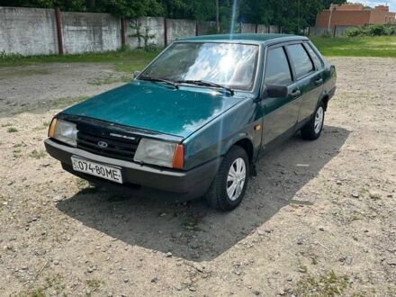 ВАЗ 21099 2004 в Умани на Automoto.ua Зеленый ВАЗ 21099, объемом двигателя 1.6 л и пробегом 200 тыс. км за 1499 $, фото 1 на Automoto.ua