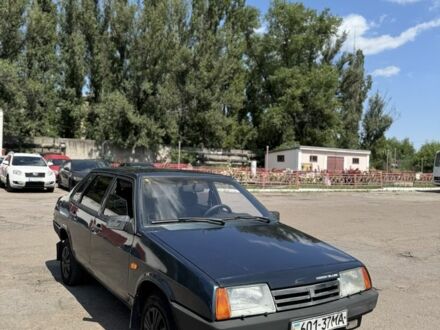 Зеленый ВАЗ 21099, объемом двигателя 1.5 л и пробегом 1 тыс. км за 1550 $, фото 1 на Automoto.ua