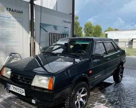 Зеленый ВАЗ 21099, объемом двигателя 1.5 л и пробегом 170 тыс. км за 3500 $, фото 1 на Automoto.ua