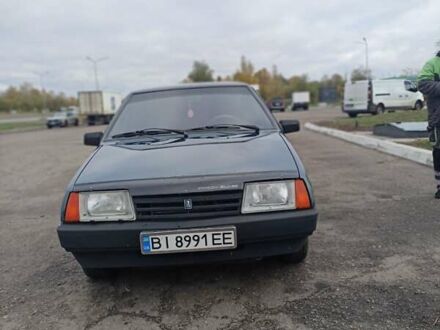 Зеленый ВАЗ 21099, объемом двигателя 1.5 л и пробегом 100 тыс. км за 1600 $, фото 1 на Automoto.ua