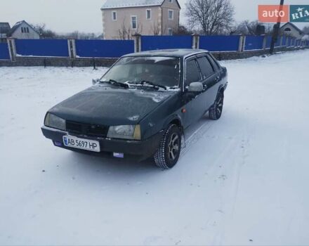 Зеленый ВАЗ 21099, объемом двигателя 1.5 л и пробегом 240 тыс. км за 1650 $, фото 1 на Automoto.ua