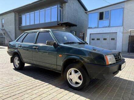 Зеленый ВАЗ 21099, объемом двигателя 1.5 л и пробегом 181 тыс. км за 2350 $, фото 1 на Automoto.ua