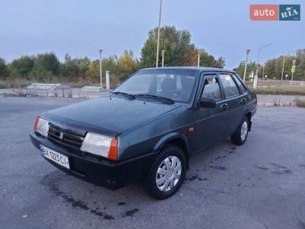 Зеленый ВАЗ 21099, объемом двигателя 1.6 л и пробегом 200 тыс. км за 999 $, фото 1 на Automoto.ua