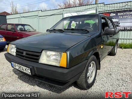 Зеленый ВАЗ 21099, объемом двигателя 1.5 л и пробегом 202 тыс. км за 2000 $, фото 1 на Automoto.ua