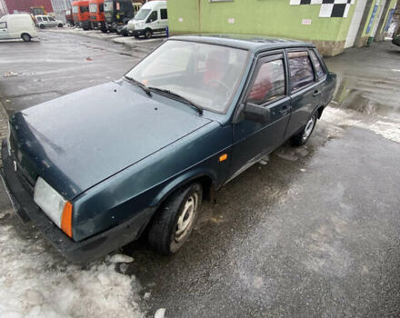 Зелений ВАЗ 21099, об'ємом двигуна 1.5 л та пробігом 200 тис. км за 1200 $, фото 1 на Automoto.ua