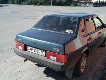 Зелений ВАЗ 21099, об'ємом двигуна 1.5 л та пробігом 158 тис. км за 1200 $, фото 1 на Automoto.ua