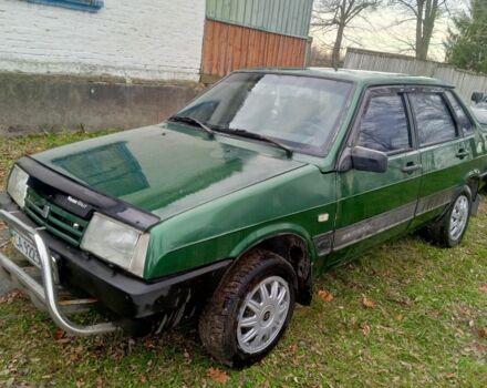 Зеленый ВАЗ 21099, объемом двигателя 1.5 л и пробегом 3 тыс. км за 833 $, фото 1 на Automoto.ua
