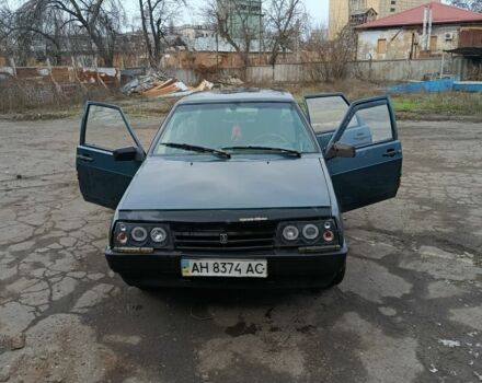 Зеленый ВАЗ 21099, объемом двигателя 1.5 л и пробегом 150 тыс. км за 1155 $, фото 1 на Automoto.ua