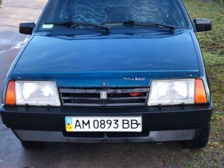 Зеленый ВАЗ 21099, объемом двигателя 1.5 л и пробегом 1 тыс. км за 1550 $, фото 1 на Automoto.ua