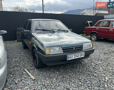 Зелений ВАЗ 21099, об'ємом двигуна 1.5 л та пробігом 155 тис. км за 1150 $, фото 1 на Automoto.ua