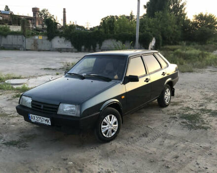 Зеленый ВАЗ 21099, объемом двигателя 1.6 л и пробегом 176 тыс. км за 2300 $, фото 1 на Automoto.ua