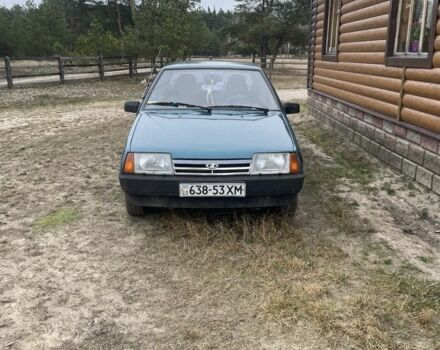 Зеленый ВАЗ 21099, объемом двигателя 1.5 л и пробегом 3 тыс. км за 1000 $, фото 1 на Automoto.ua