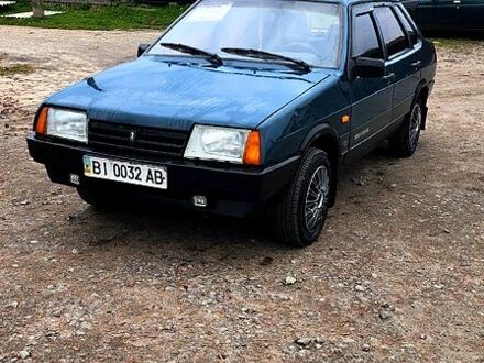 ВАЗ 21099 2004 в Бахмаче на Automoto.ua Зеленый ВАЗ 21099, объемом двигателя 1.5 л и пробегом 0 тыс. км за 1500 $, фото 1 на Automoto.ua