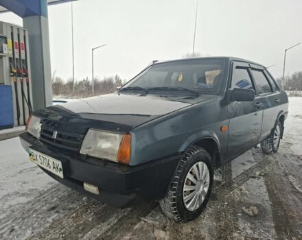 Зеленый ВАЗ 21099, объемом двигателя 1.5 л и пробегом 238 тыс. км за 1350 $, фото 1 на Automoto.ua