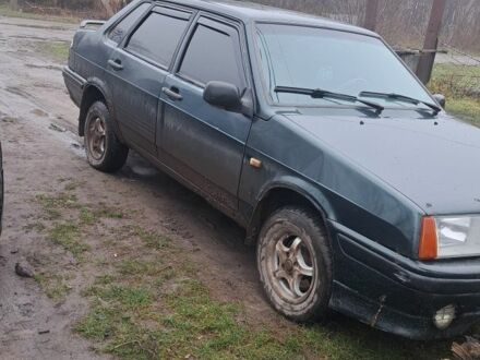 Зелений ВАЗ 21099, об'ємом двигуна 1.5 л та пробігом 218 тис. км за 1100 $, фото 1 на Automoto.ua