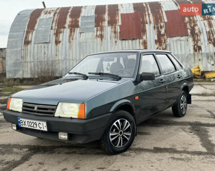 Зеленый ВАЗ 21099, объемом двигателя 1.5 л и пробегом 148 тыс. км за 1750 $, фото 1 на Automoto.ua