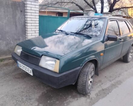 Зеленый ВАЗ 21099, объемом двигателя 1.5 л и пробегом 280 тыс. км за 1350 $, фото 1 на Automoto.ua