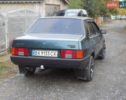 Зеленый ВАЗ 21099, объемом двигателя 1.6 л и пробегом 210 тыс. км за 1350 $, фото 1 на Automoto.ua
